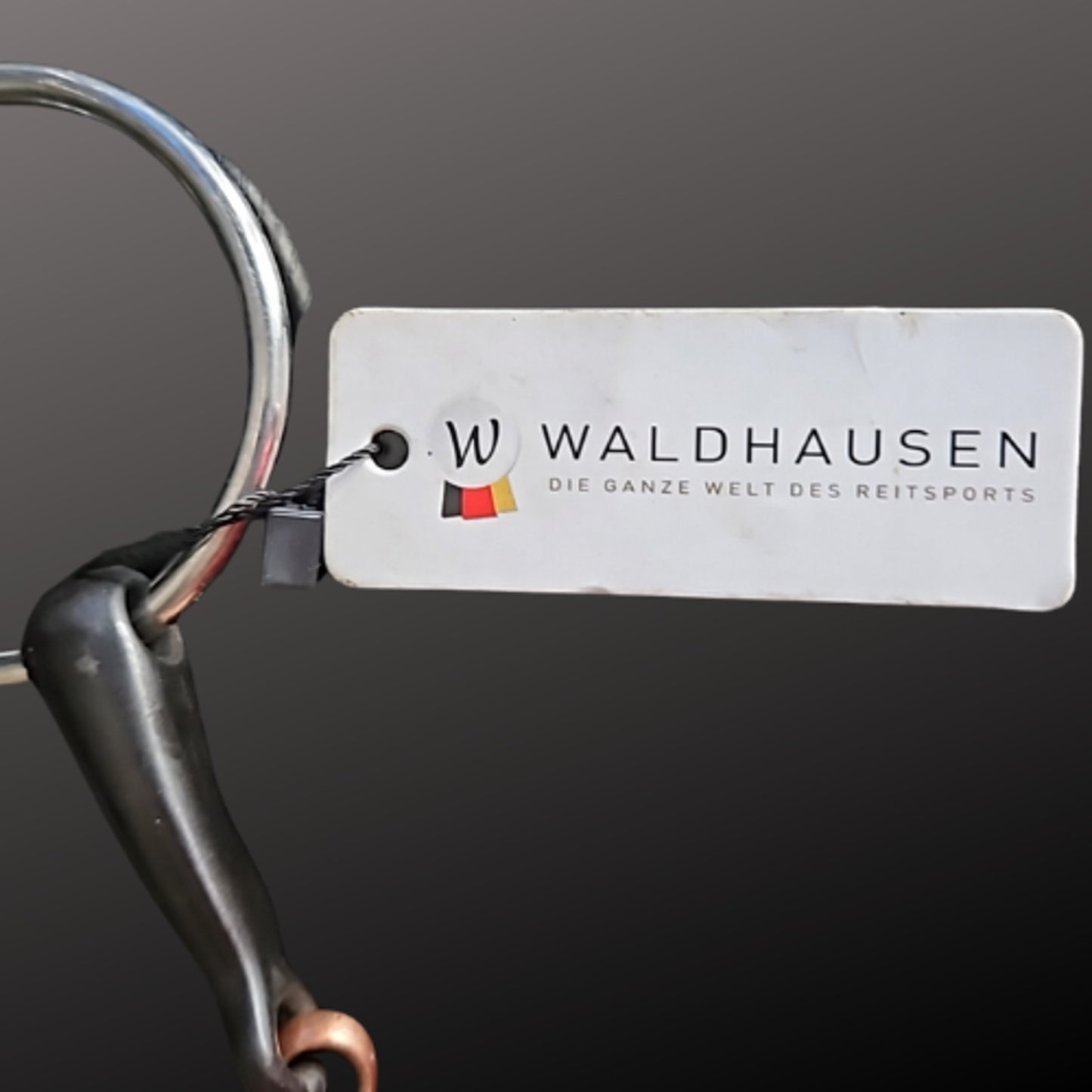 Waldhausen 5 1/4" Sweet Iron & Copper Double Jointed Dogbone Loose Ring Snaffle