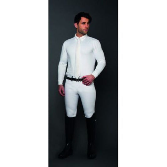 Alessandro Albanese Mens Platinum Taranto Knee Patch Breeches White 42 Regular