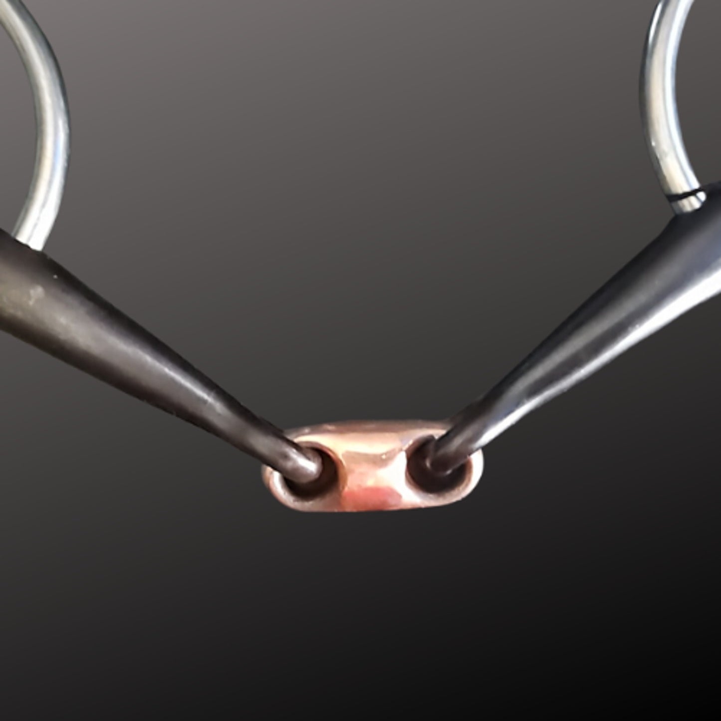 Waldhausen 5 1/4" Sweet Iron & Copper Double Jointed Dogbone Loose Ring Snaffle