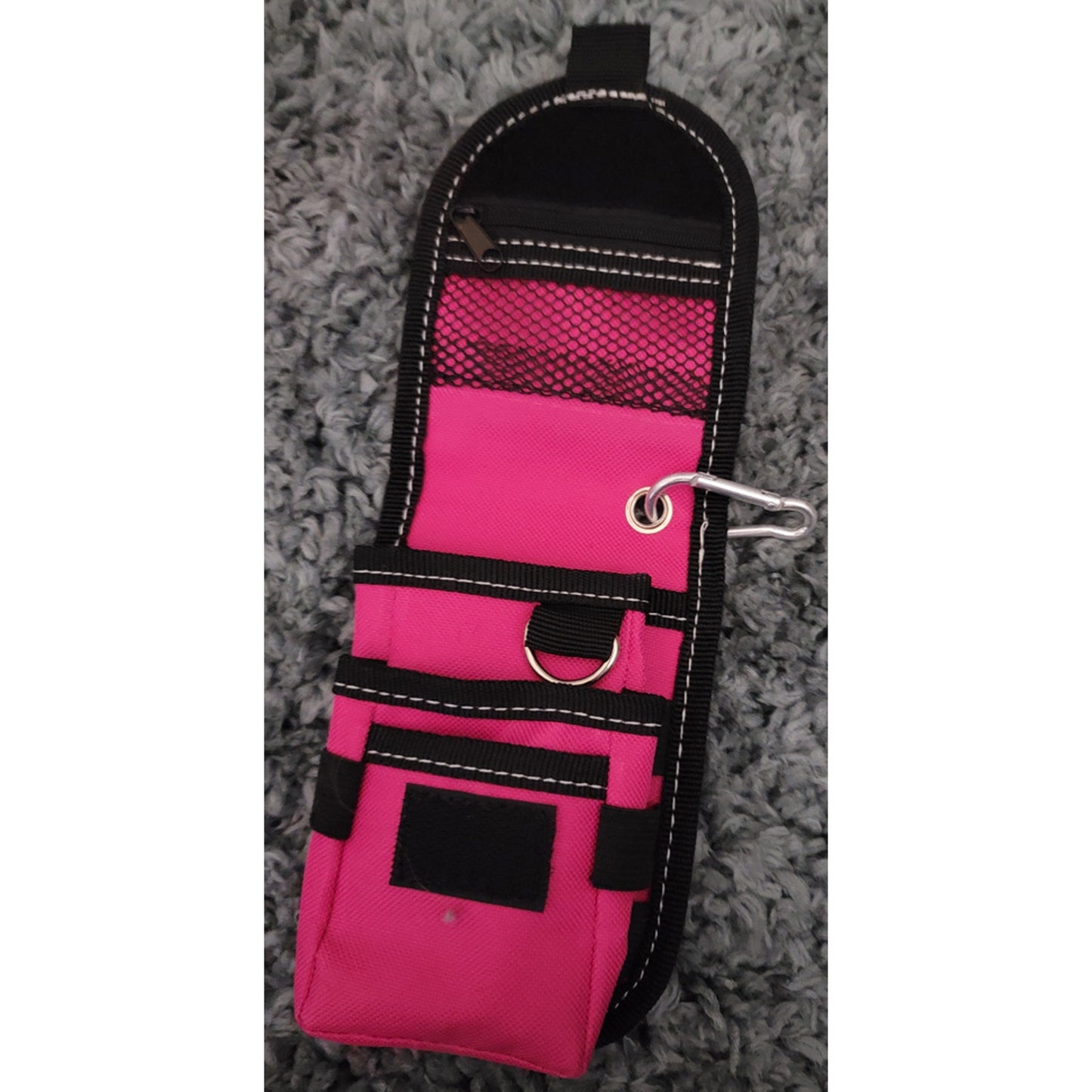 Abetta Nylon Cell Phone Carrier Pink Barrel Racer Clip or Belt Use