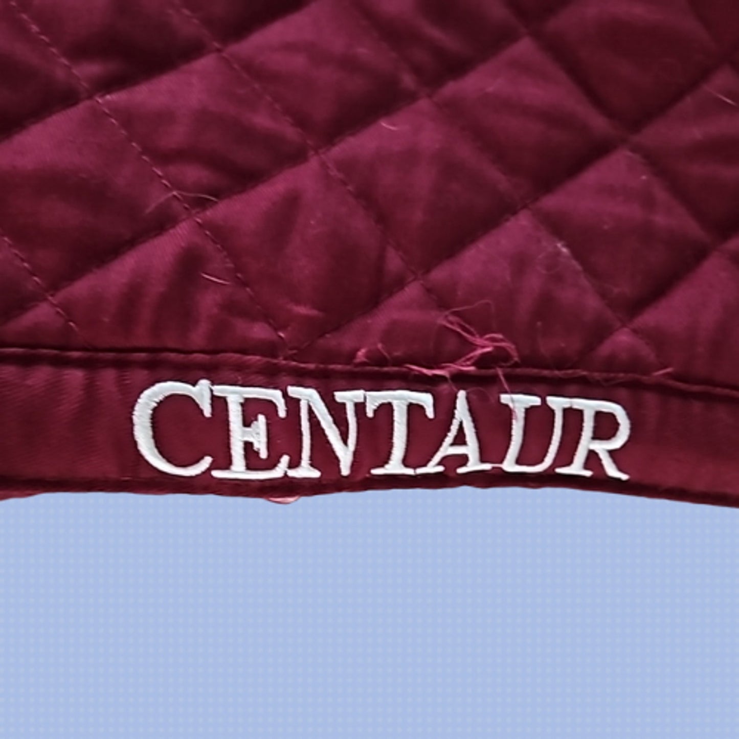 Centaur All Purpose English Saddle Pad Brick Red Horse Size USED
