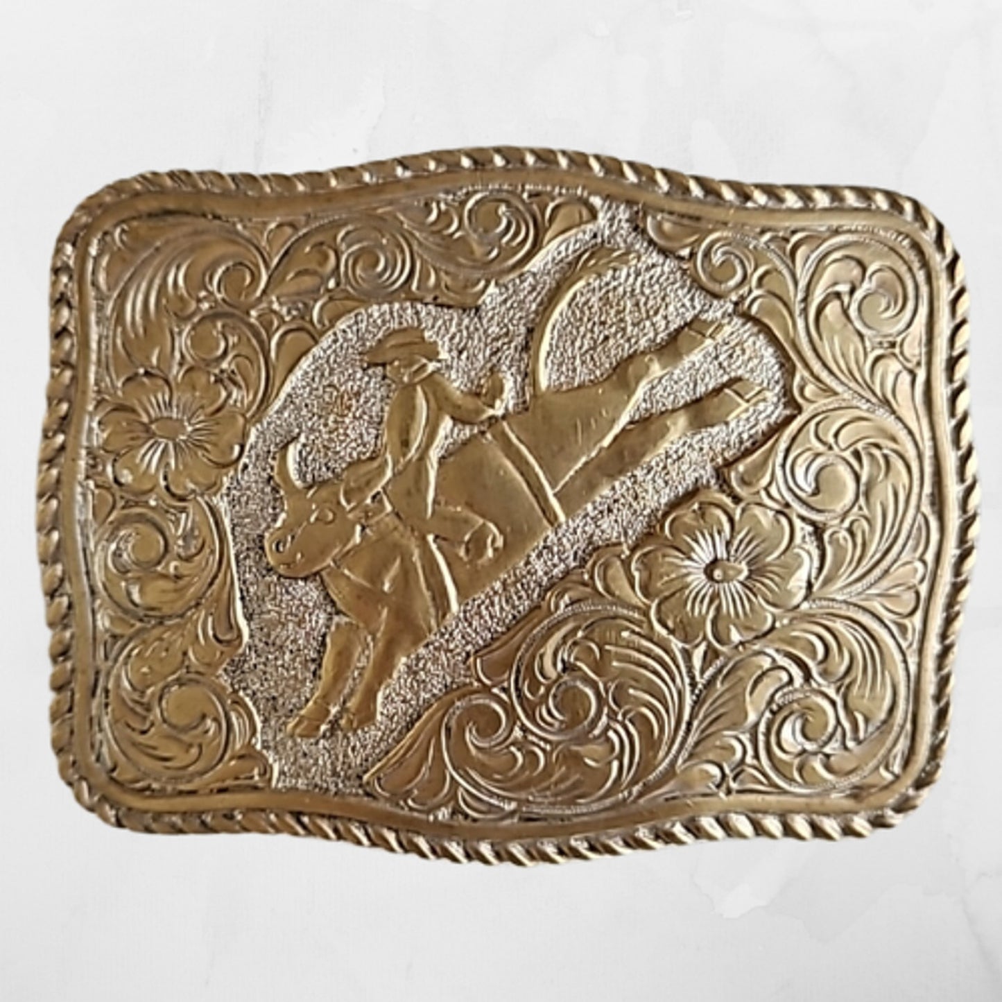 Crumrine Bullrider Buckle Youth or Ladies 3x2 Pre-Owned