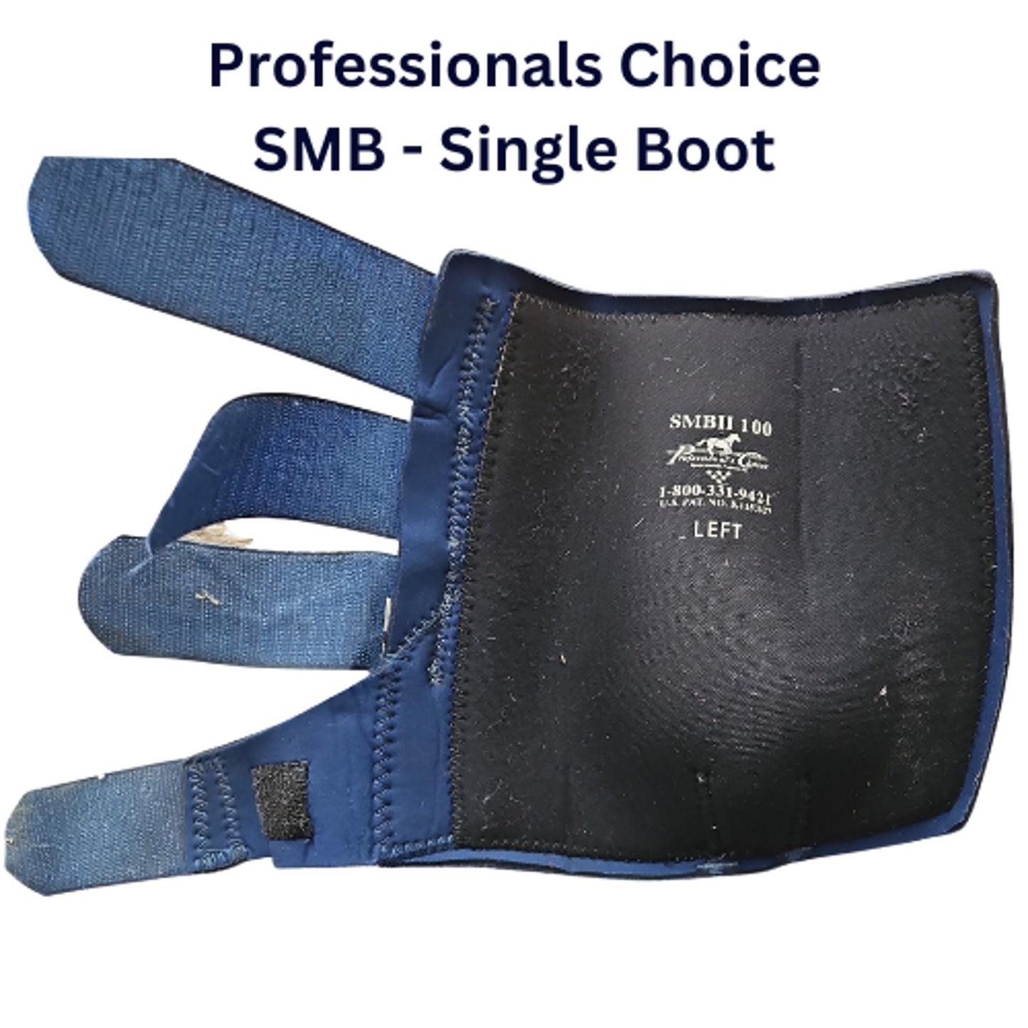 Professionals Choice SMBII 100 SINGLE Boot - Front Left Navy Size Medium USED