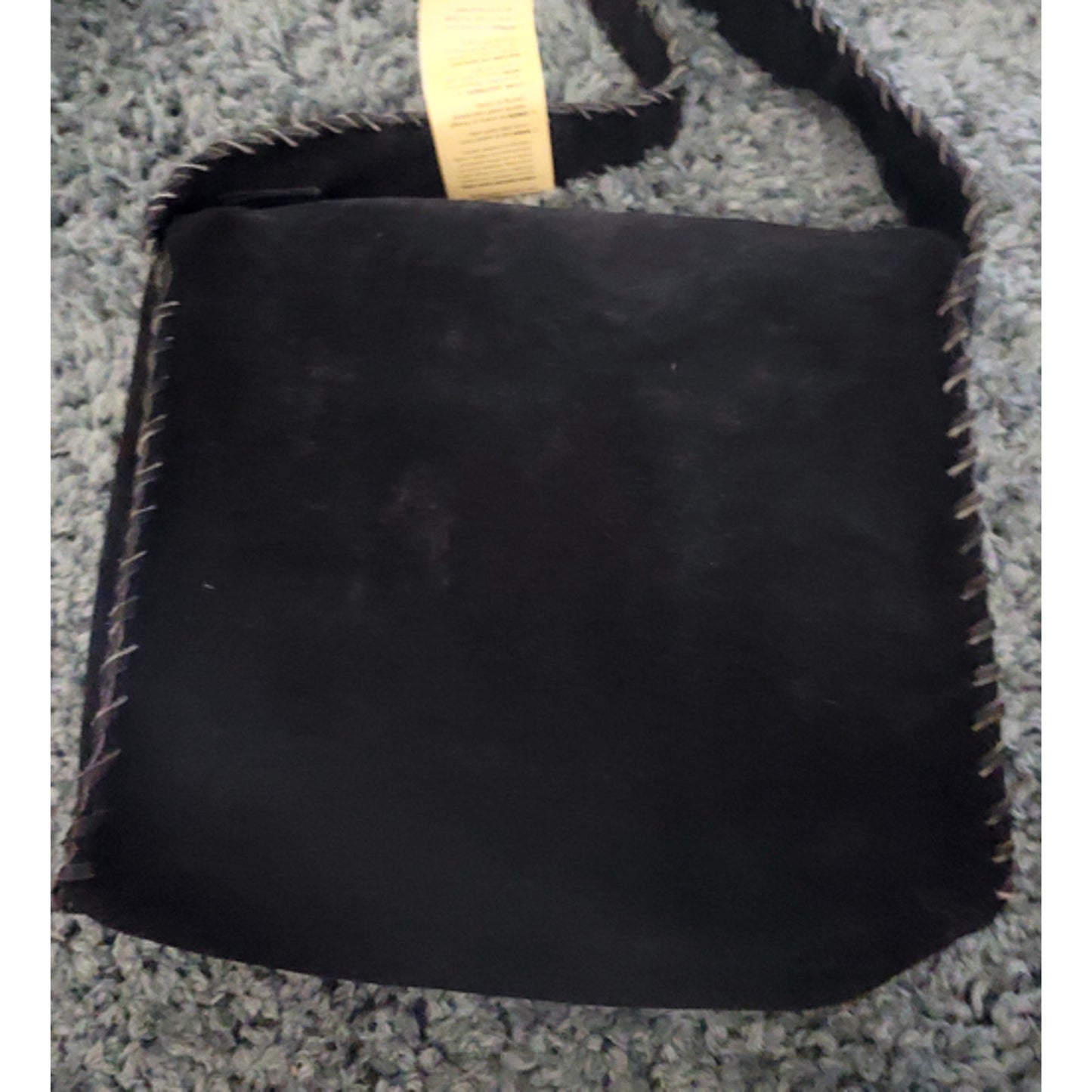 Western Hair On Cowhide Ladies Purse NEW Suede Back Whipstitch Pink Smudge