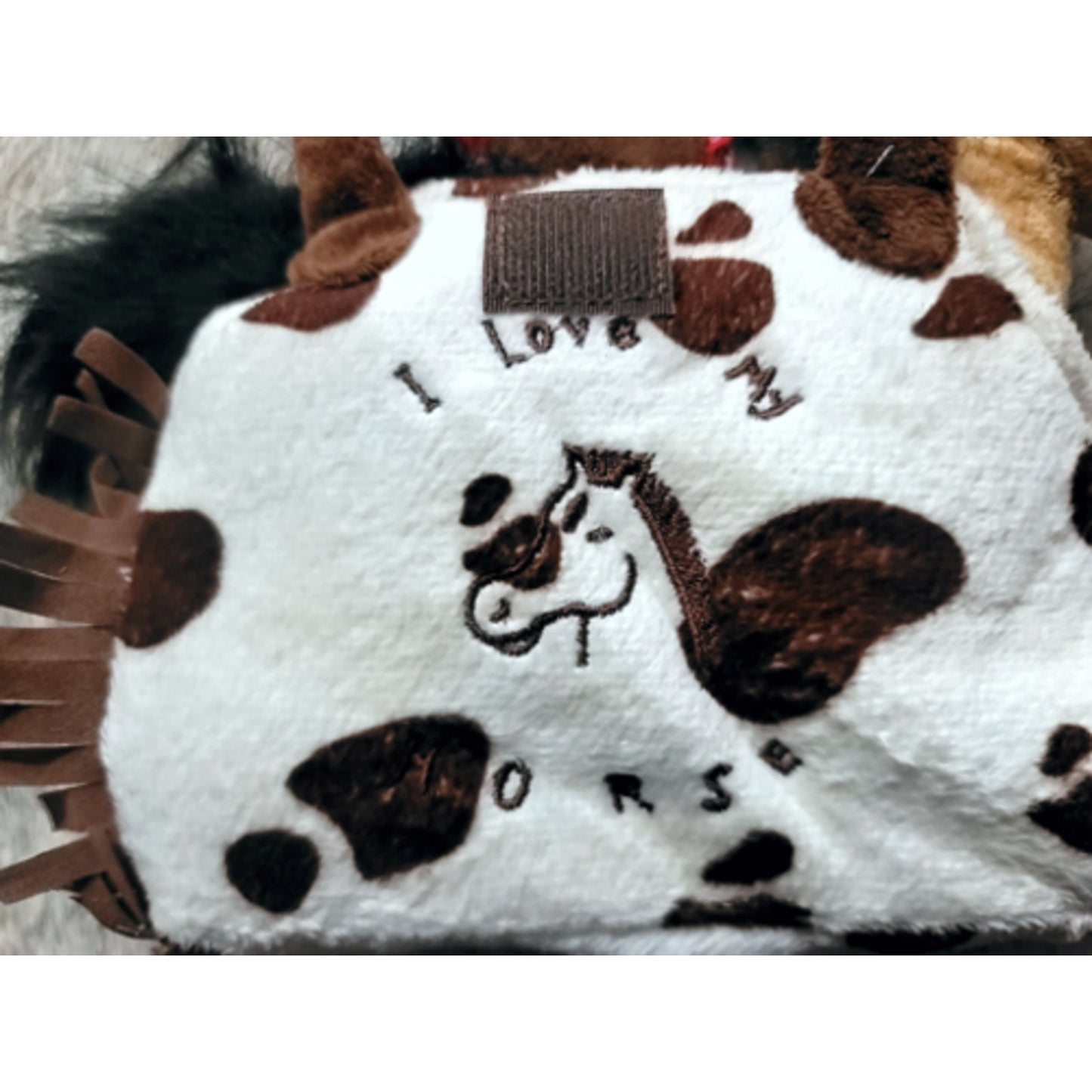 Plush Pony Purse! Great for Kids! Cow print purse with Buckskin Horse Plush