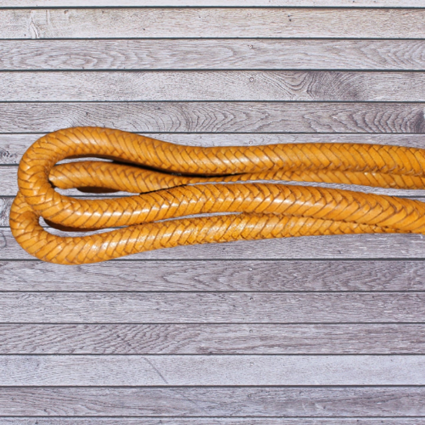 Leather Braided Contest Game Roping Rein 7' by Action Company