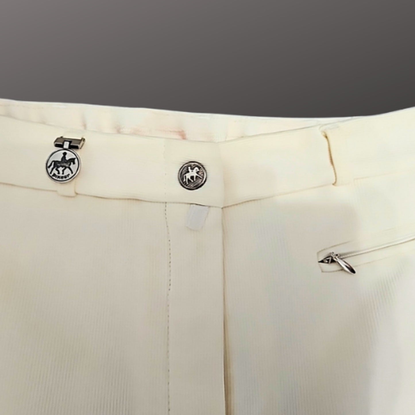 Pikeur Full Seat White English Riding Show Breeches Size 30