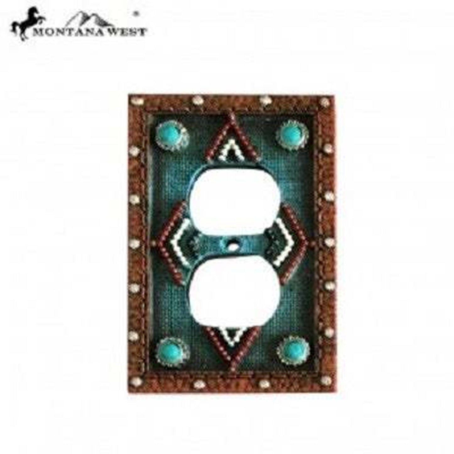 Montana West Outlet Cover Turquoise Leather Look NEW