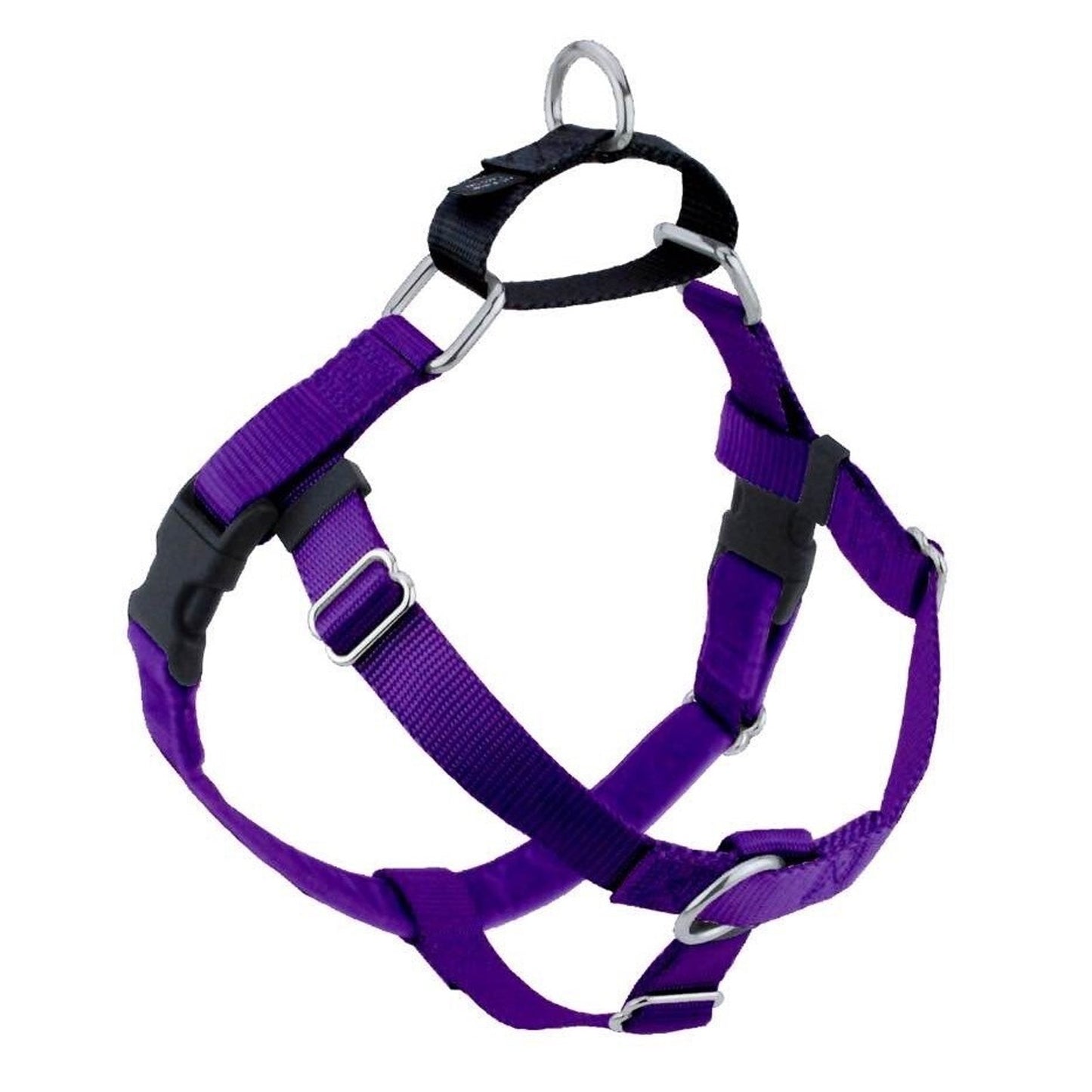 2Hounds Freedom No Pull Dog Harness Large Purple Training Lead NEW Made in USA