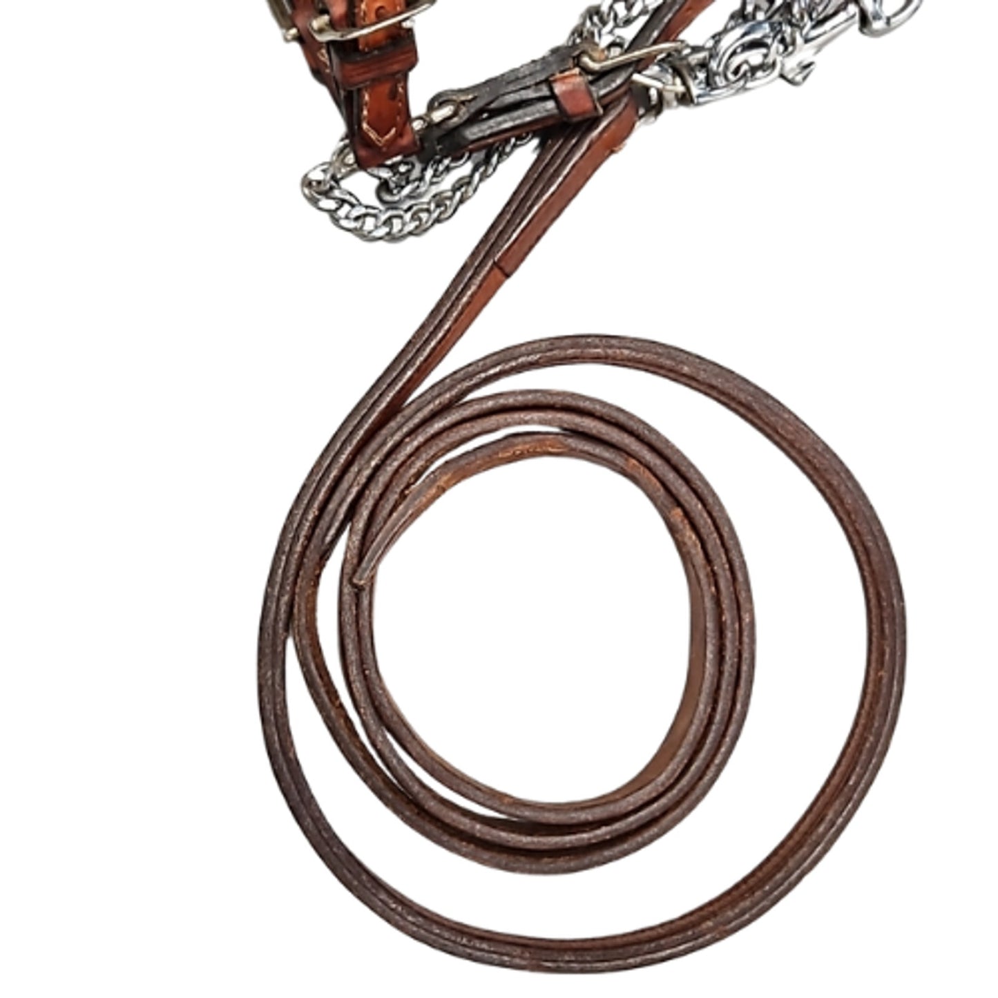 Kathy's Sterling Silver Overlay Weanling Western Show Halter with Tory Lead