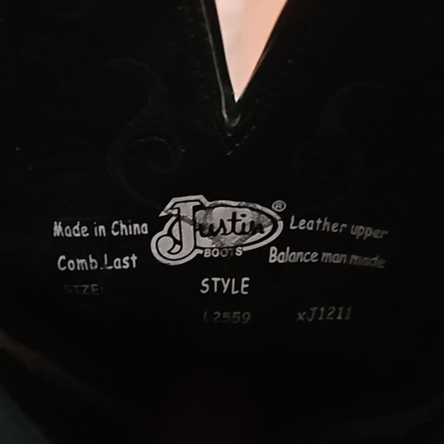 Justin Boots L2559 Brown Size 7B Ladies Pre-Loved