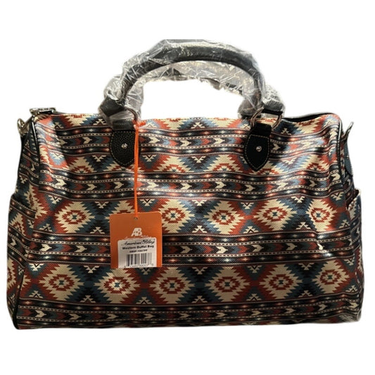 American Bling Weekender Bag Duffle Aztec print NEW