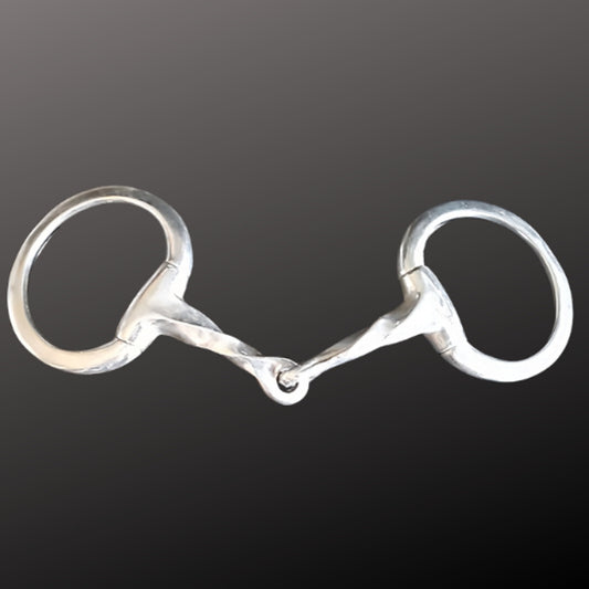 Eggbutt Slow Twist Stainless Steel Horse Bit 5" Mouth English Western