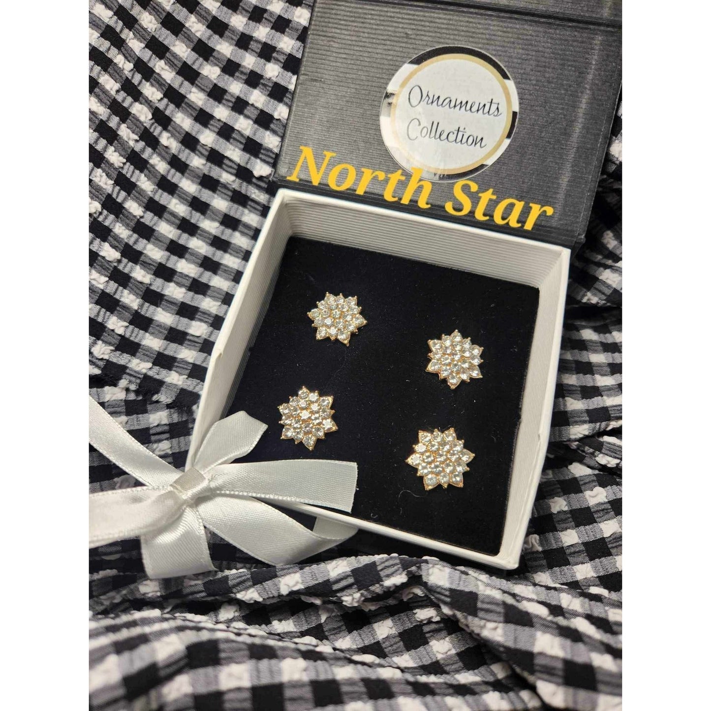 Magnetic Horse Show Number Pins North Star Concho Set of 4 NEW