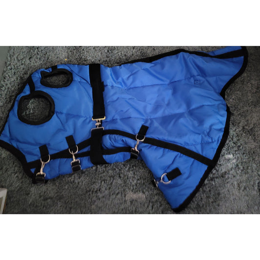 Abetta Action Company Nylon Quilted Horse Hood Small Blue