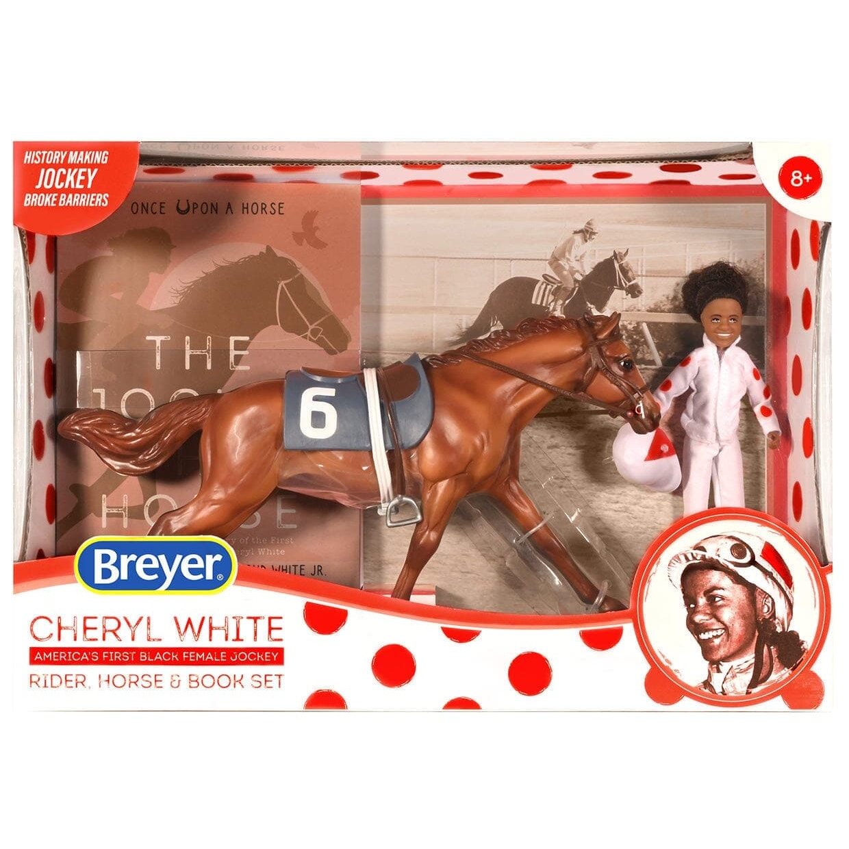 Breyer Cheryl White Rider Horse Book Set New in Box 6236