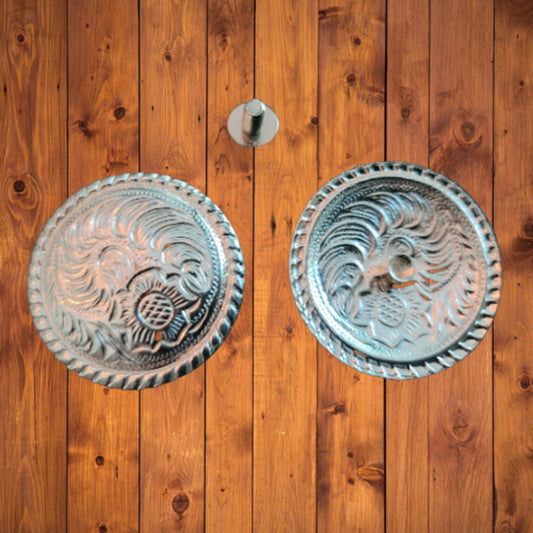 Action Company 1 1/2" Silver Plated Concho Set of 2