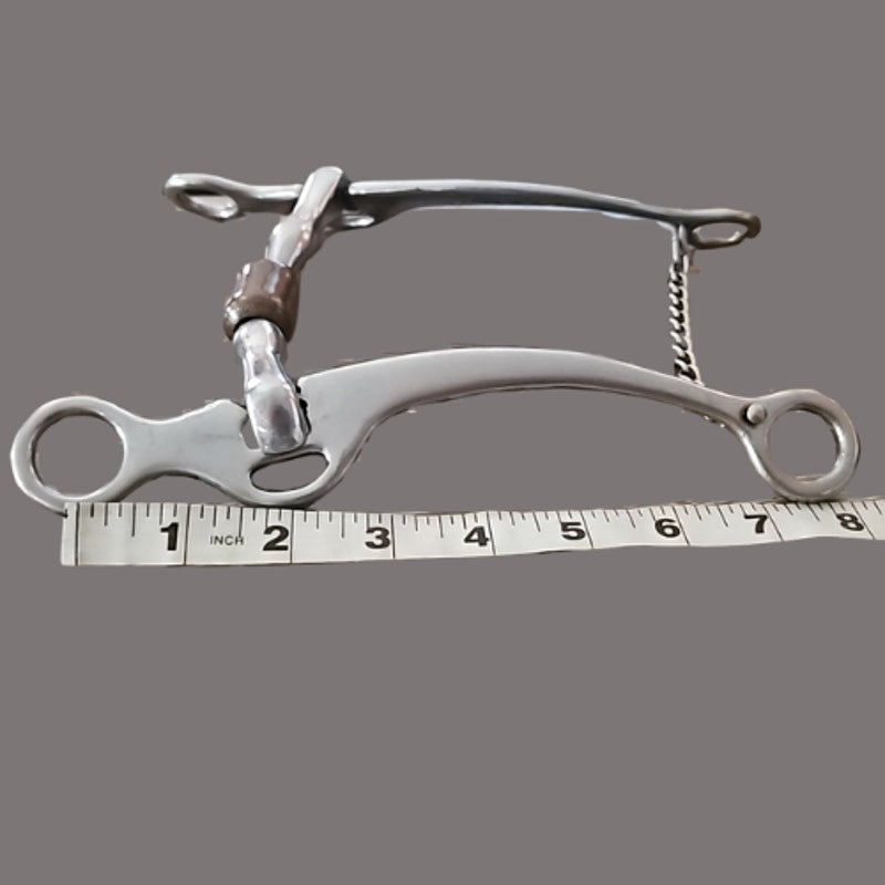 Partrade Billy Allen Mouth Reining Shanked Bit 5" Mouth