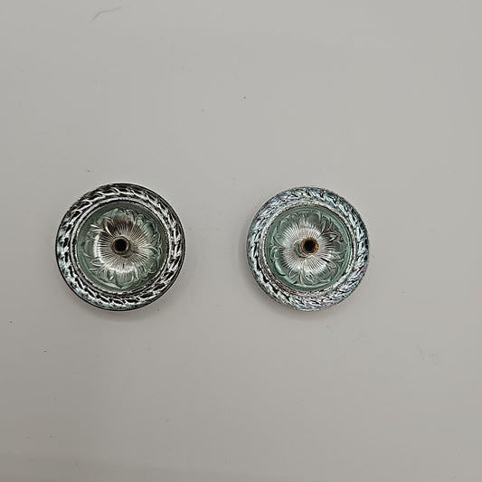 1 1/2" Western Rope Edge Conchos Set of 2