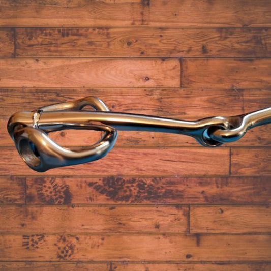 Abetta Stainless Steel Gag Bit 5" thin broken Mouth