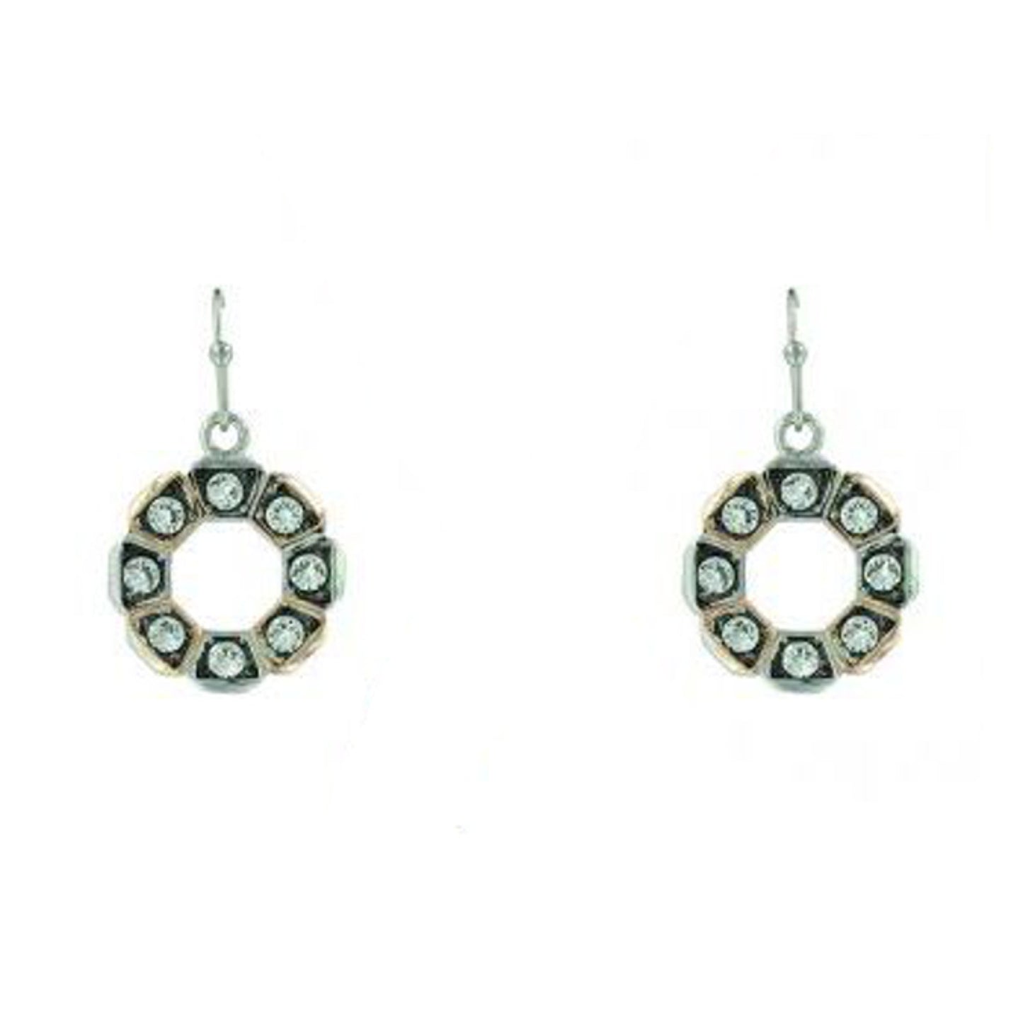 Montana Silversmiths Horseshoe Nail Wreath Earrings NEW