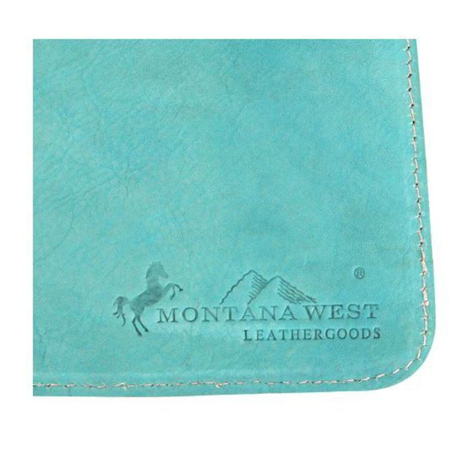 Montana West Tablet Slim Sleeve Gray Genuine Leather NEW
