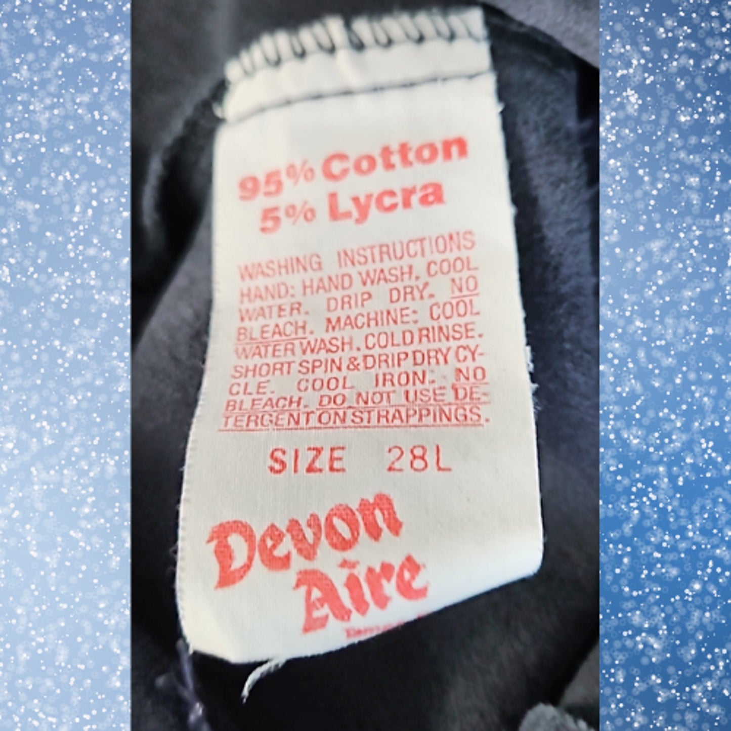 Devon-Aire Navy Knee Patch Breeches Size 28L Pre-owned