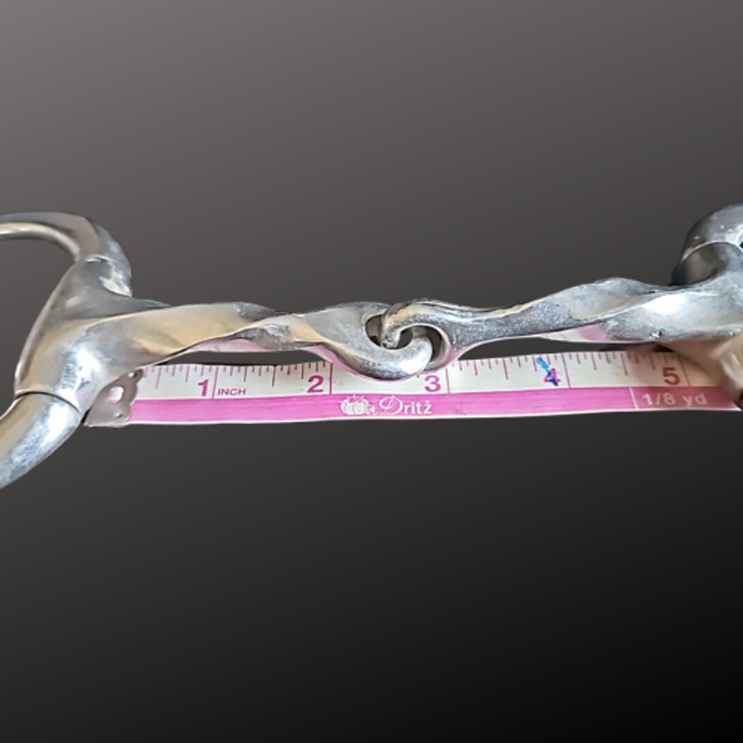 Eggbutt Slow Twist Stainless Steel Horse Bit 5" Mouth English Western