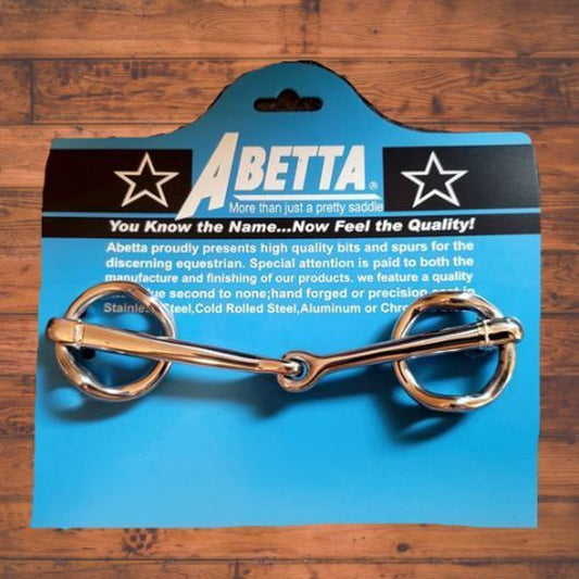 Abetta Stainless Steel Gag Bit 5" thin broken Mouth