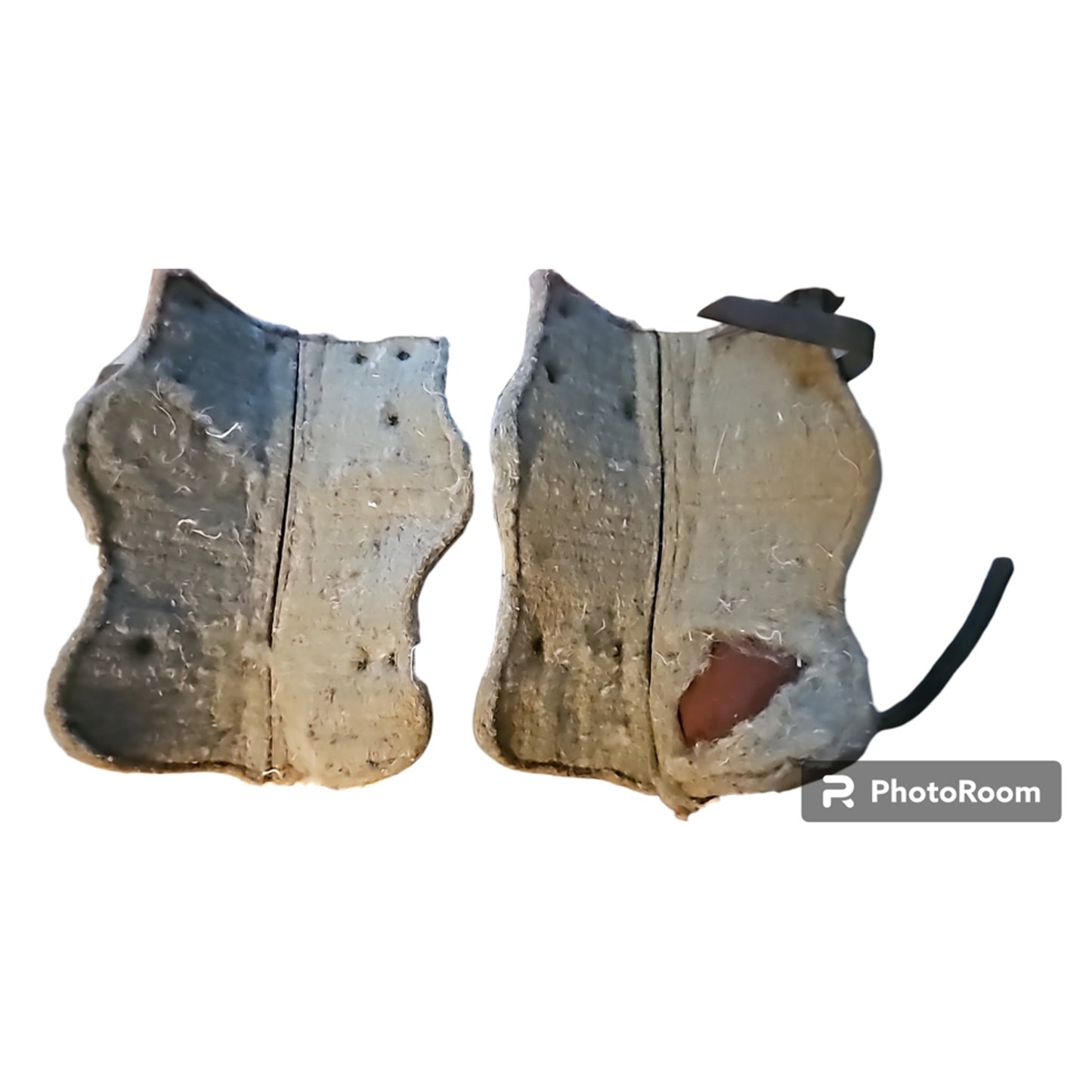 Protective Horse Boots Leather Fleece USED