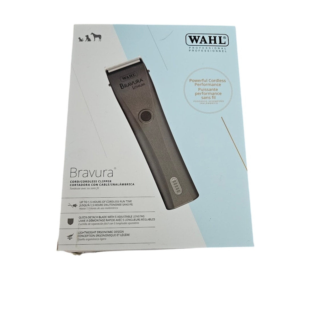 Wahl Professional Animal Bravura Lithium Ion Clipper