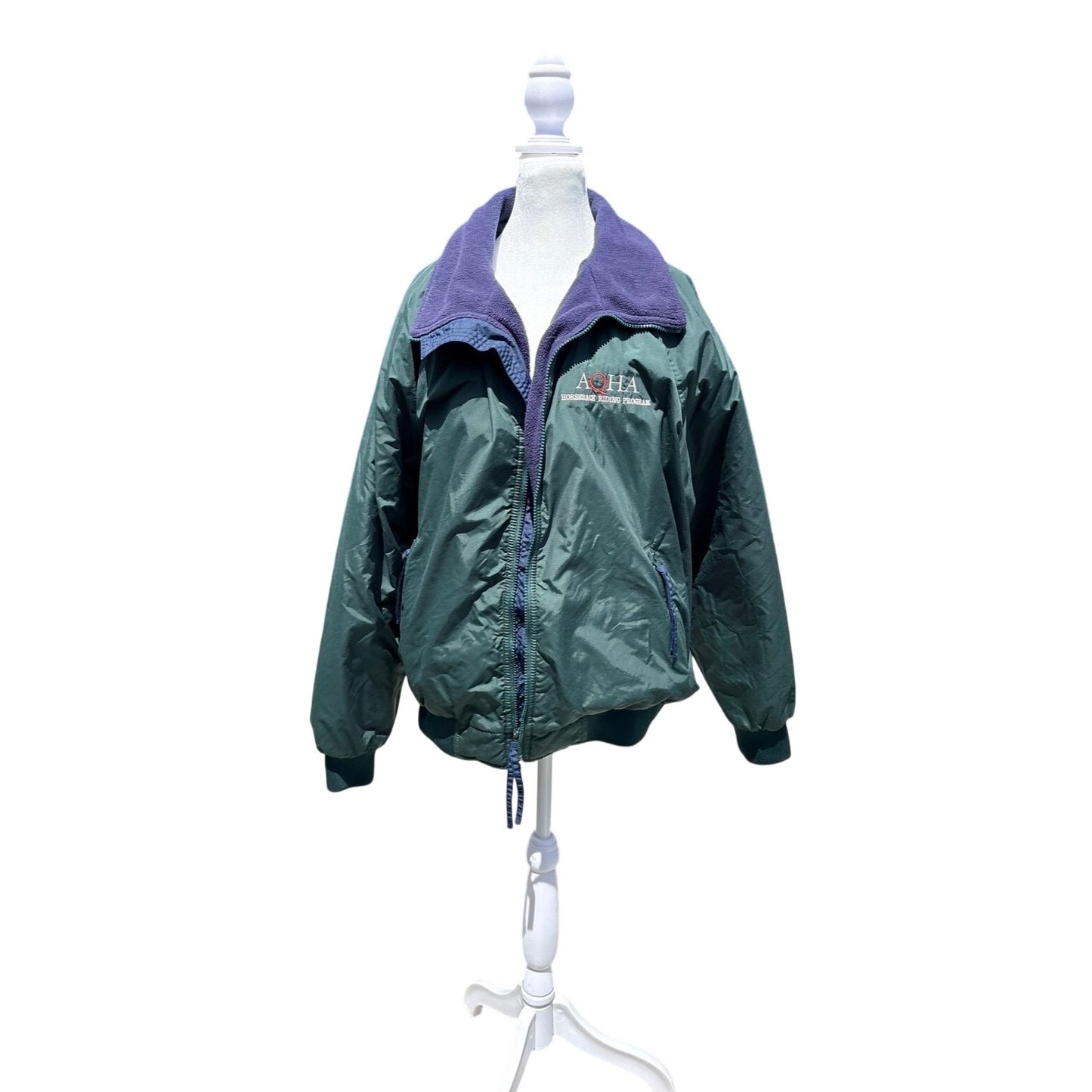 Port Authority AQHA insulted jacket size Large Horseback Riding Program