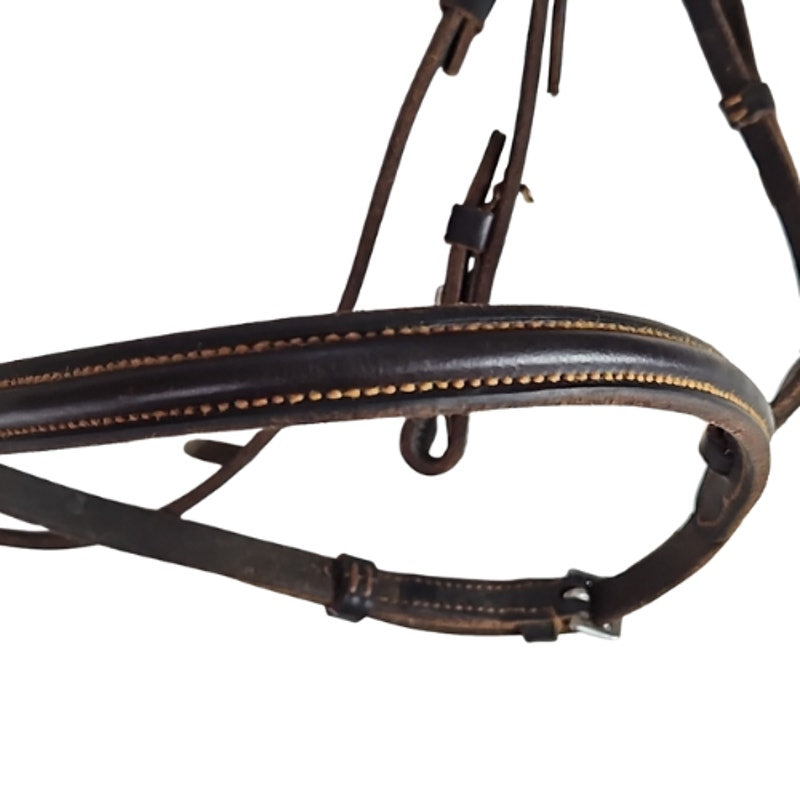 Champion Turf Horse English Snaffle Bridle Havanna