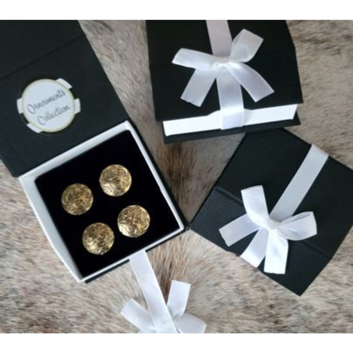 Magnetic Horse Show Number Pins Golden Galaxy Set of 4 NEW