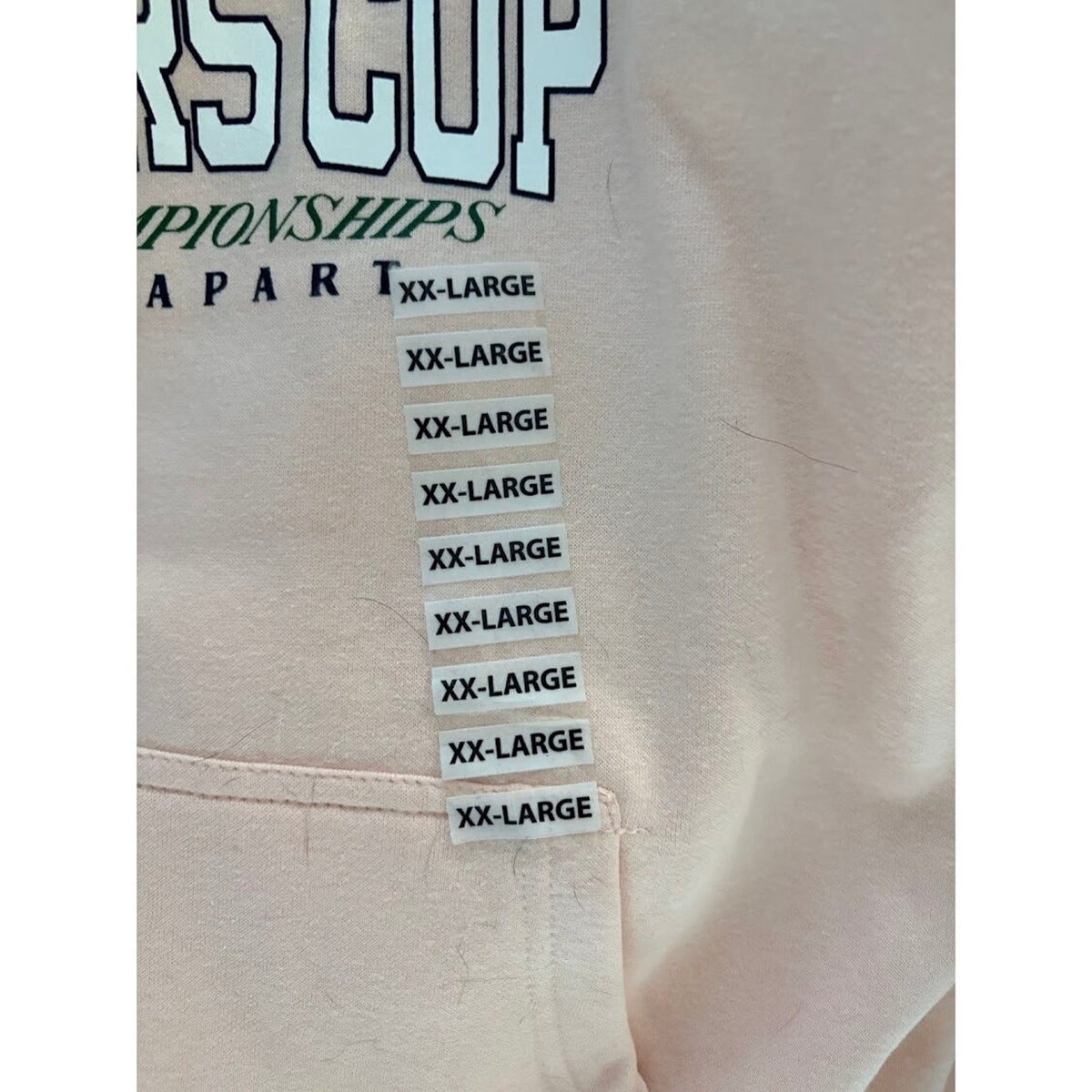 Copied - Breeders' Cup 1984 Pink Hoodie Women's Long Sleeve Graphic Sweatshirt XXL