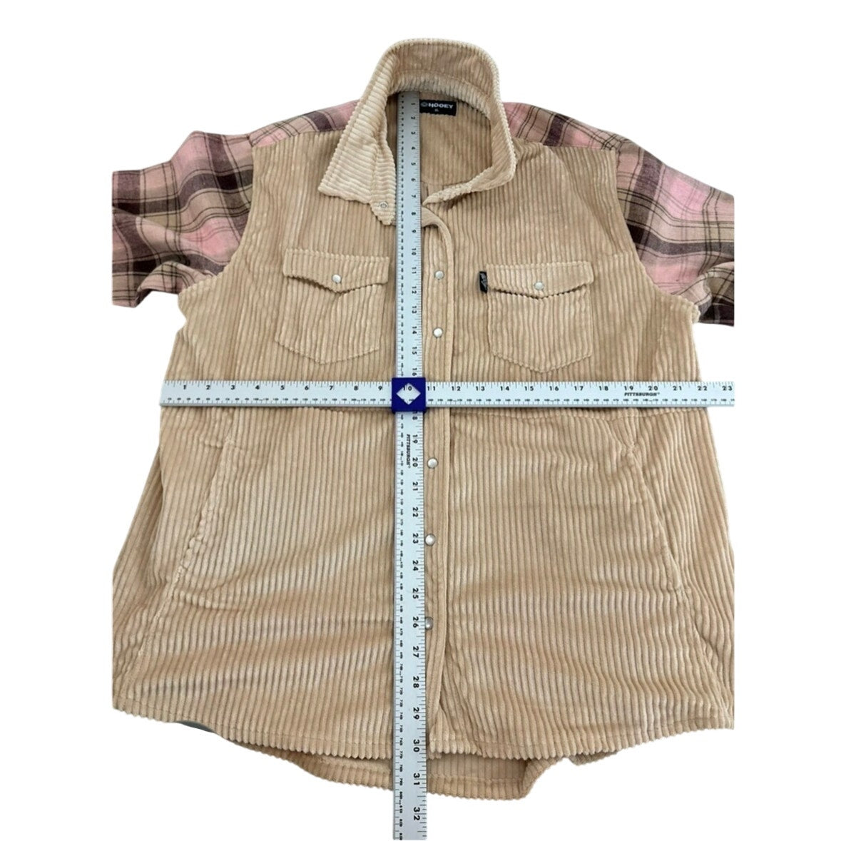 Hooey Ladies Tan Shacket New Button Down Medium New