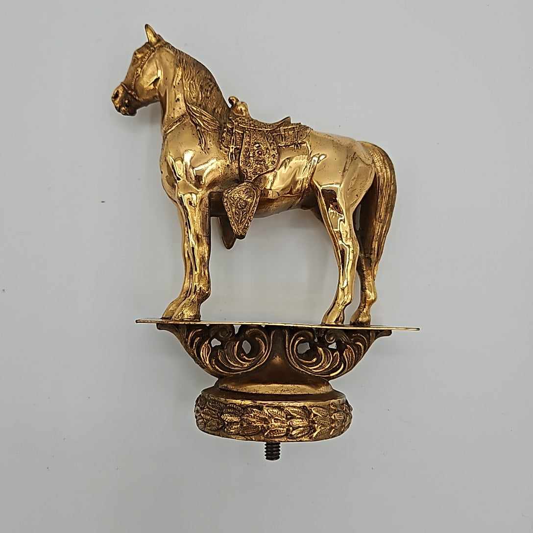 Vintage Large Horse Trophy Topper Cast Metal by Dodge Inc