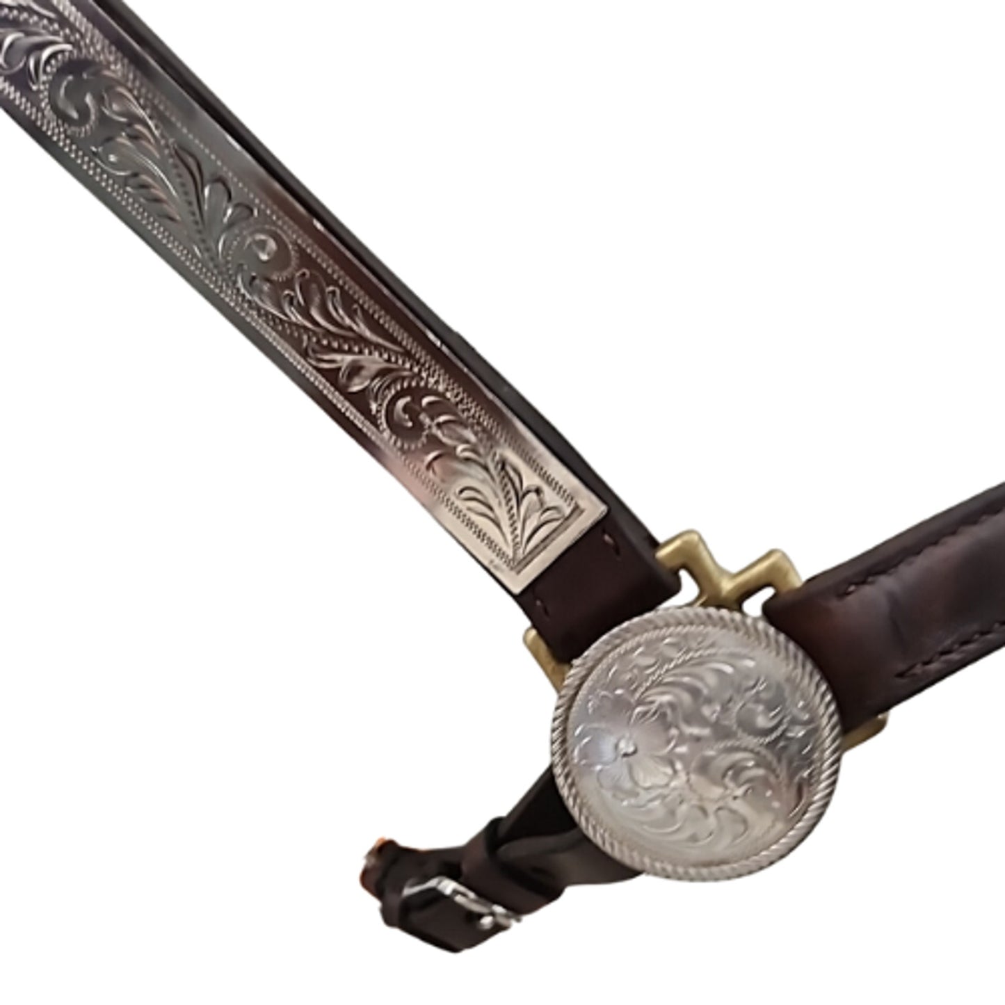 Circle Y Western Silver Show Halter #602 Average Horse Size
