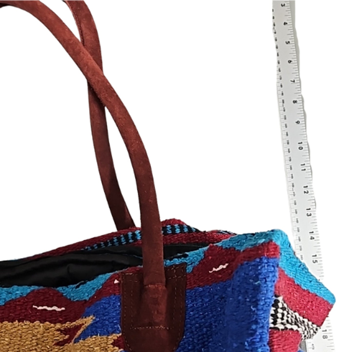 Southwestern Duffel Bag NEW Go West Travel Bag Turquoise Red Black