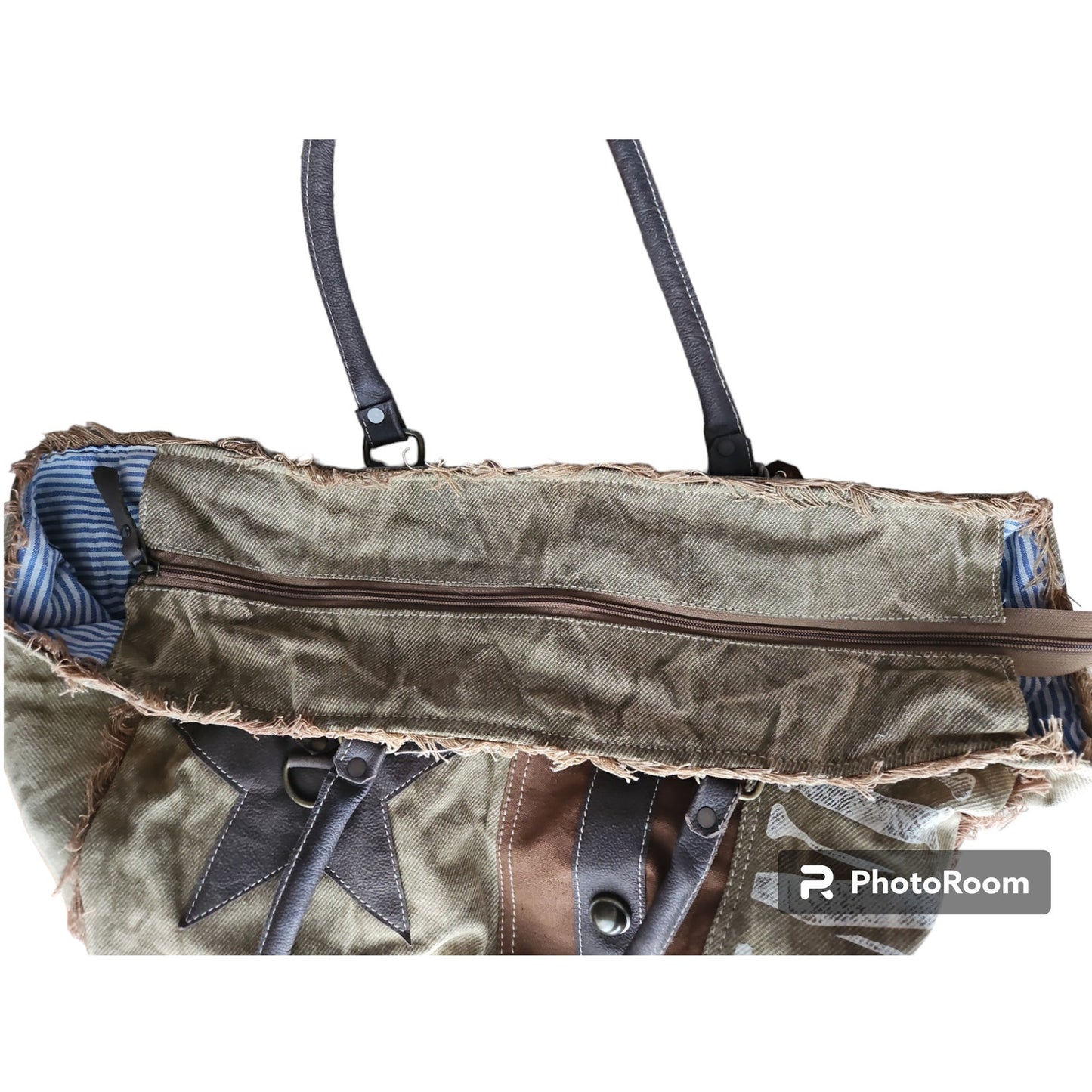 Klassy Cowgirl Western Legend Paris 1993 Canvas Tote HUGE NEW