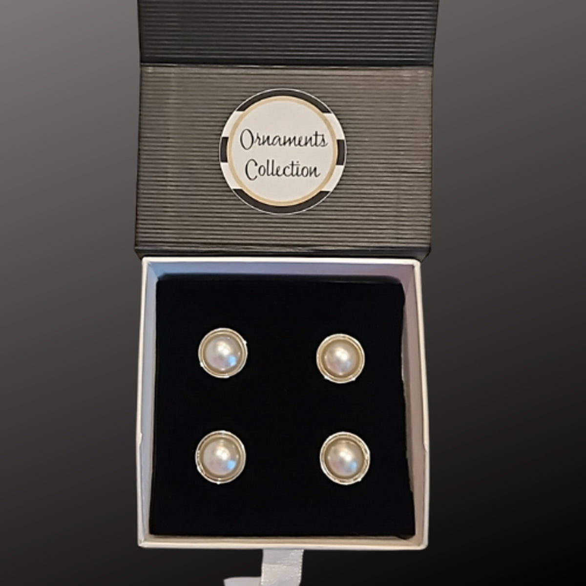 Magnetic Horse Show Number Pins Precious Pearl Concho Set of 4 NEW