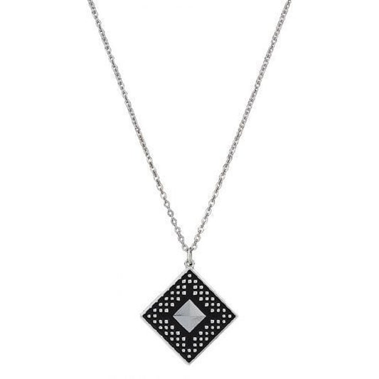 Montana Silversmith Silver and Black Diamond Necklace on chain