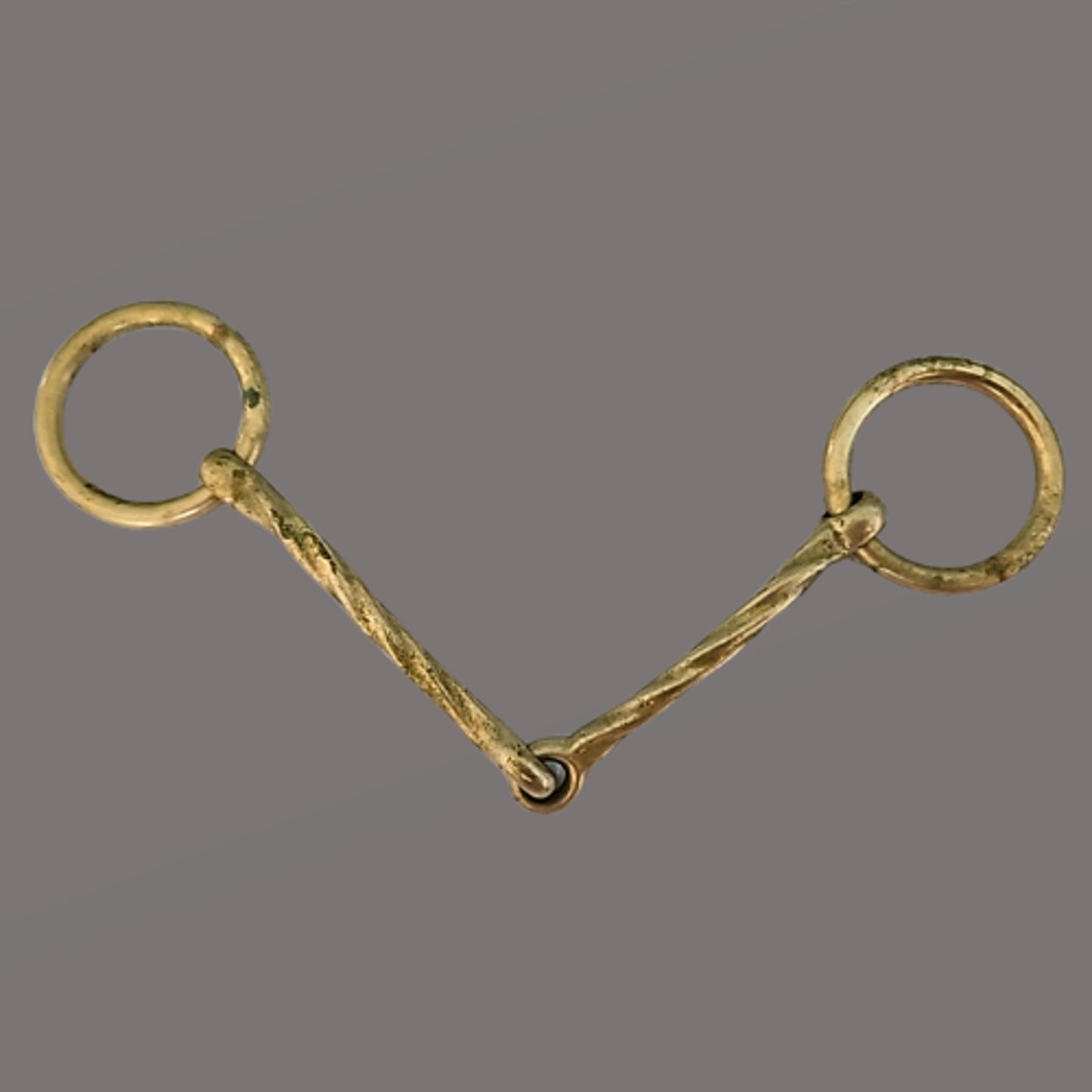 English Bradoon Bit Never Rust Twisted Mouth 5"