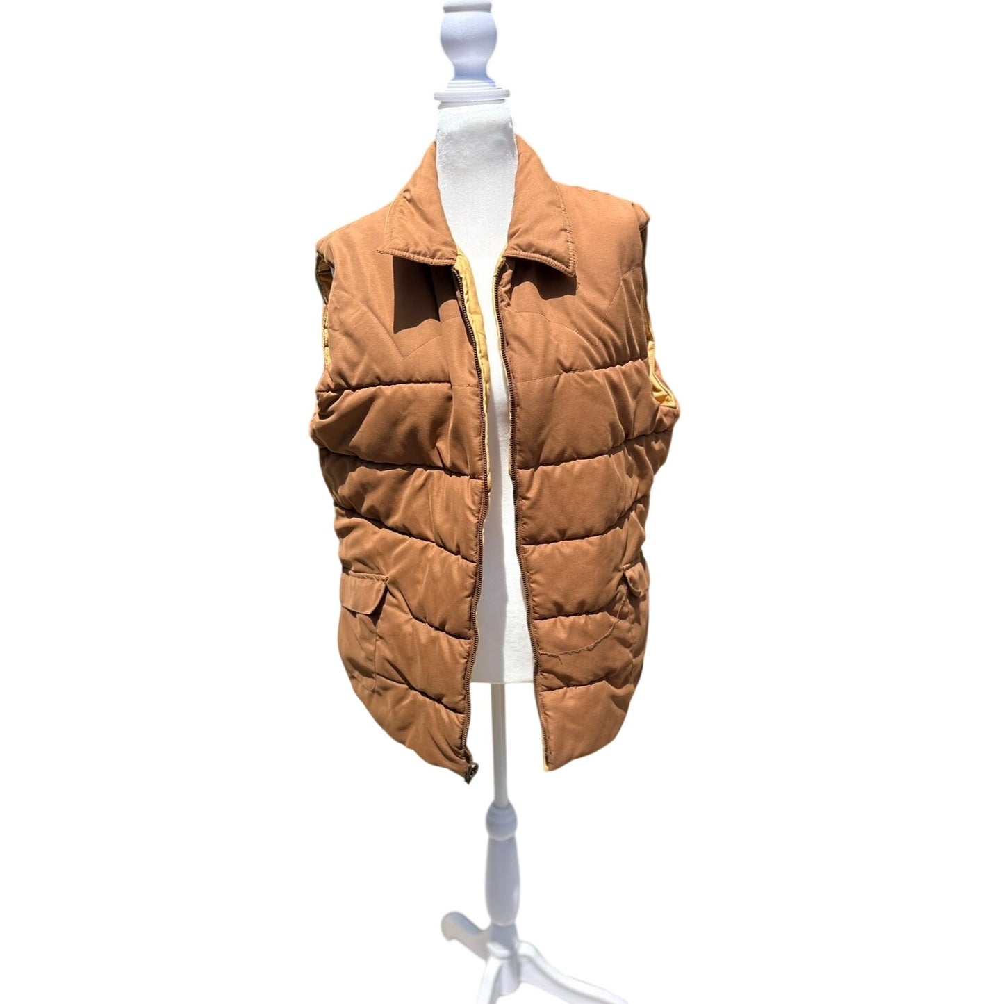 Vintage Reversible Western Vest Unisex Medium