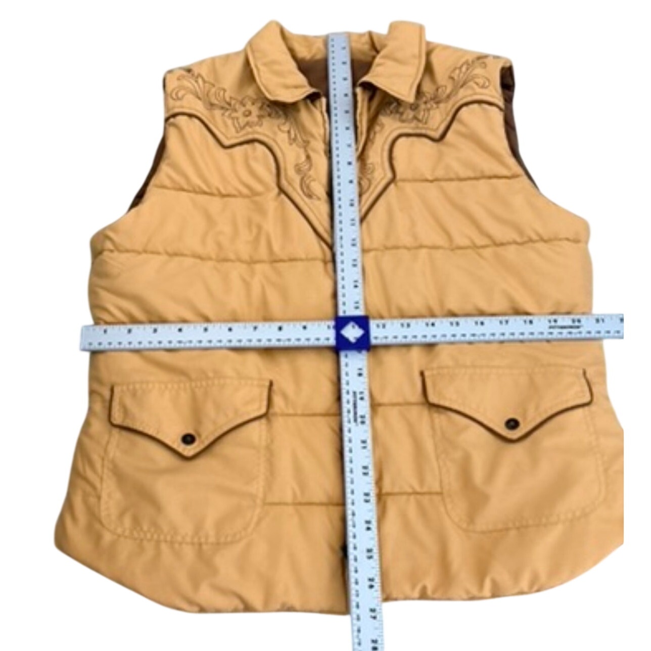 Vintage Reversible Western Vest Unisex Medium