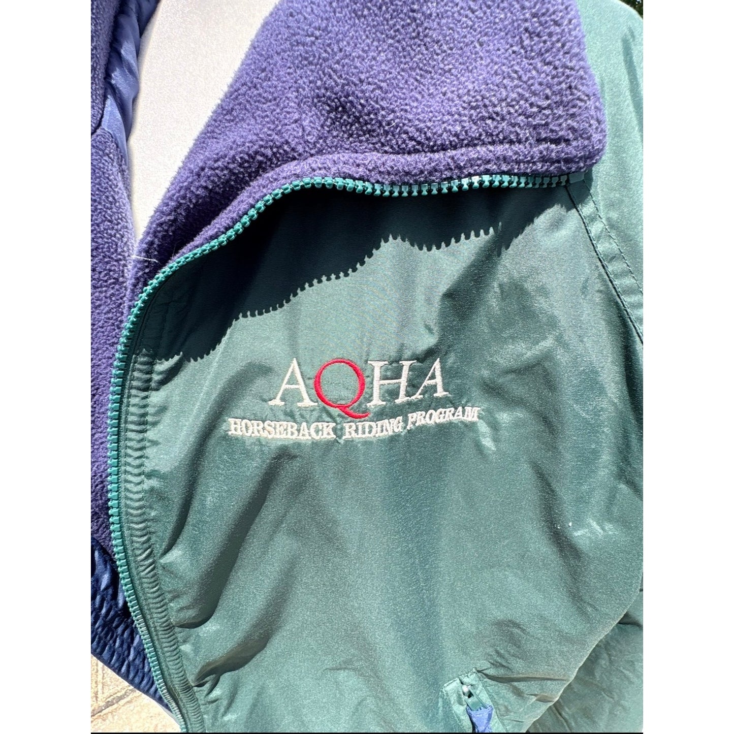 Port Authority AQHA insulted jacket size Large Horseback Riding Program
