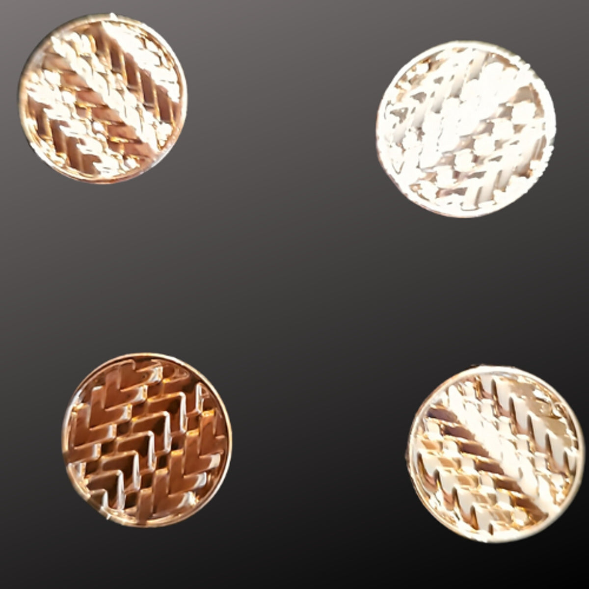 Magnetic Horse Show Number Pins Gold Makin Trax Concho Set of 4 NEW