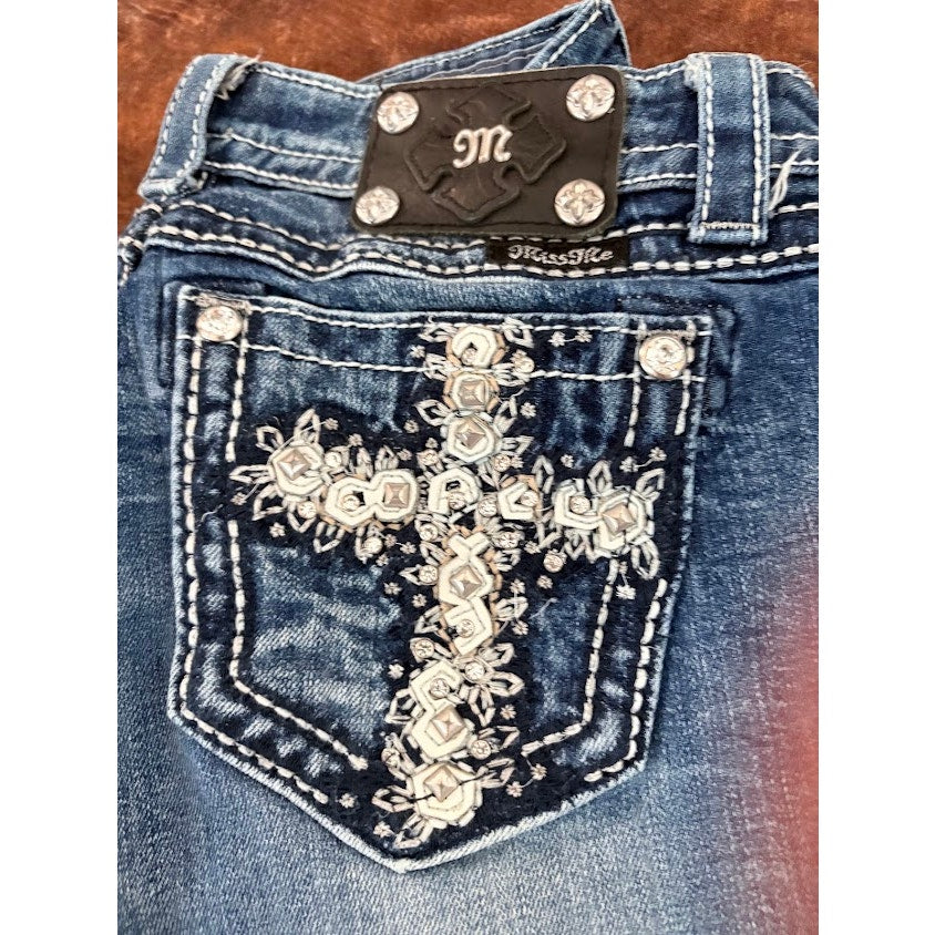 Miss Me Women's Bootcut Vintage Wash Jeans Size 28