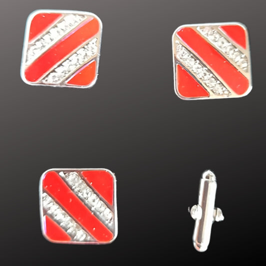 Blanket Links Horse Show Number Pins Set of 4 Mardi Gras