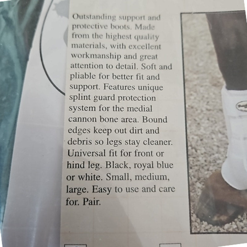 Brookside Destiny Equine Support Boots Black Small